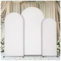 Wedding, Ceremony, Reception, or Event Rental Item:  Three White Stretch, Back Drop Arch covers