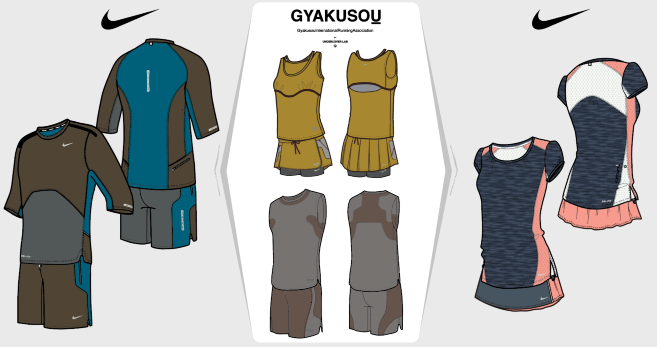 Jun's Line (center) & Nike's Execution with true Performance 
