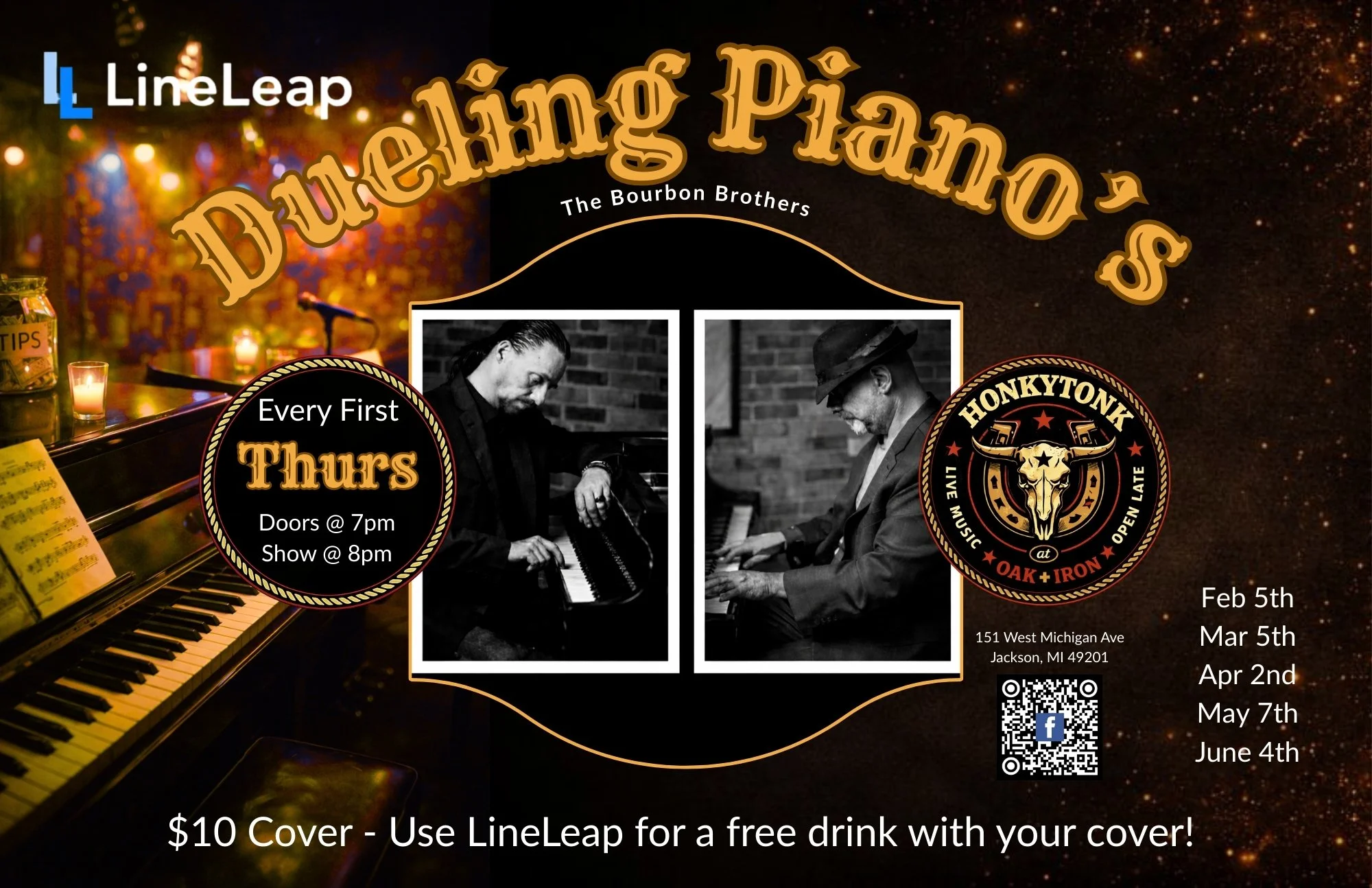 Bourbon Brothers Dueling Pianos