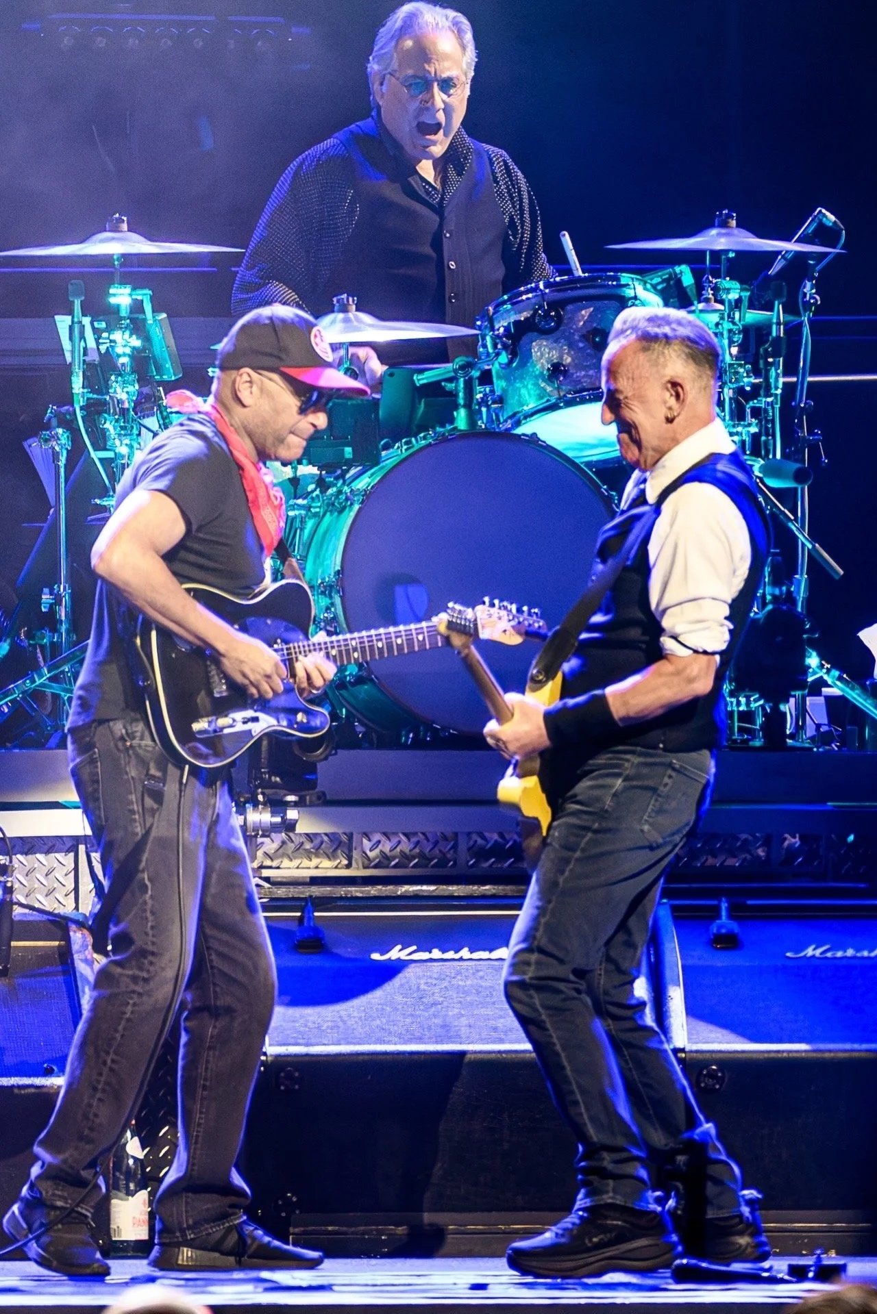 Bruce Springsteen and Tom Morello perform at Chase Center in San Francisco