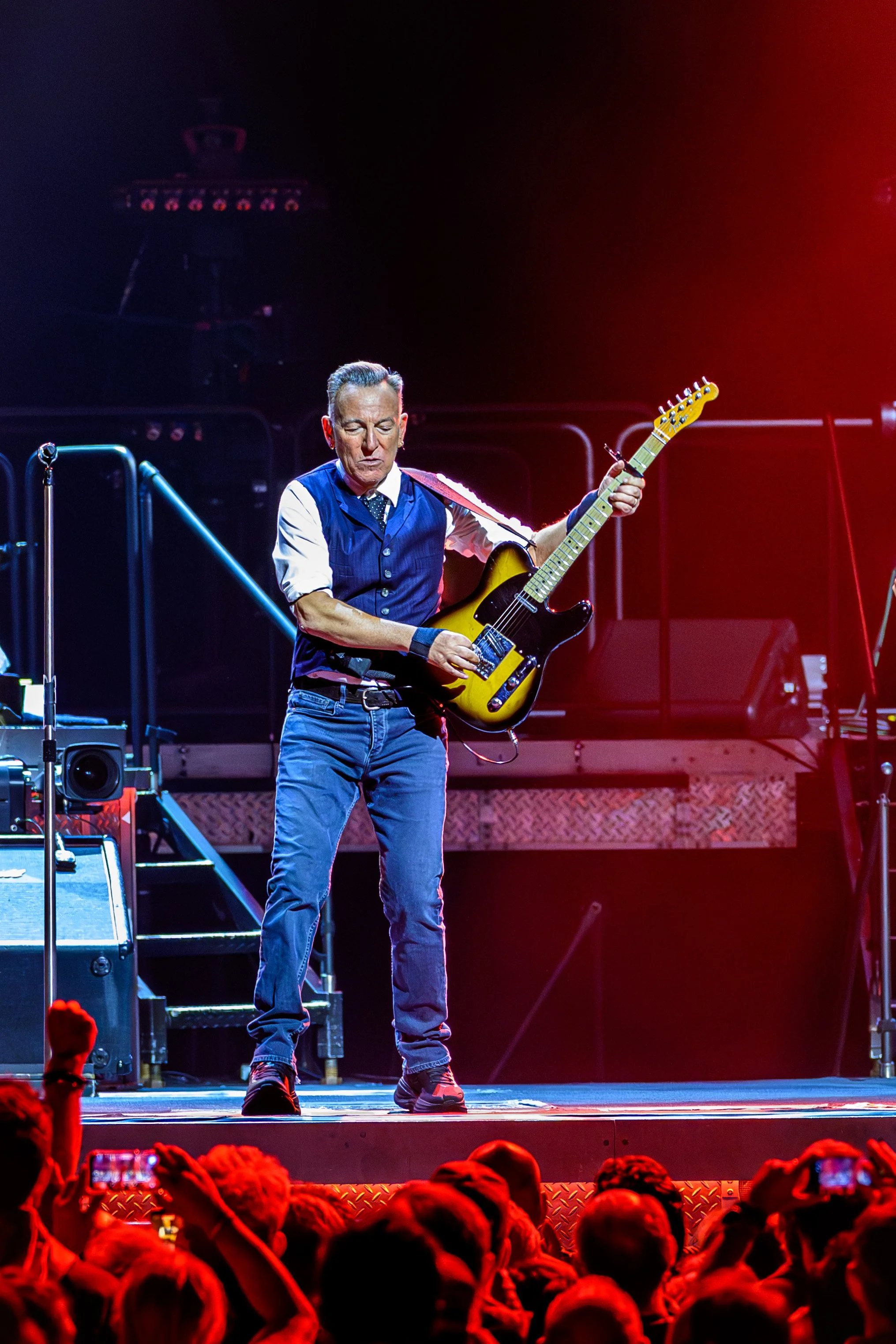 Bruce Springsteen performing at Chase Center in San Francisco
