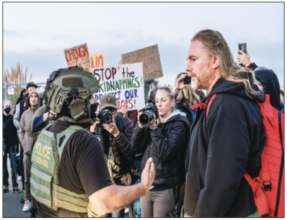 Anti ICE protests in Oakland California