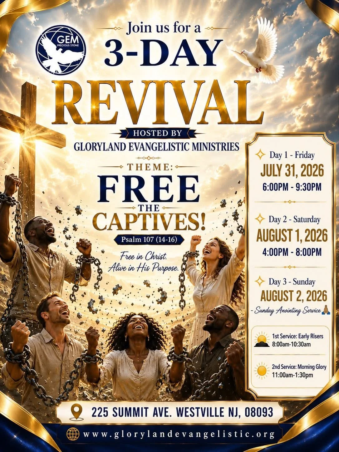 3-Day Revival: Free the Captives!