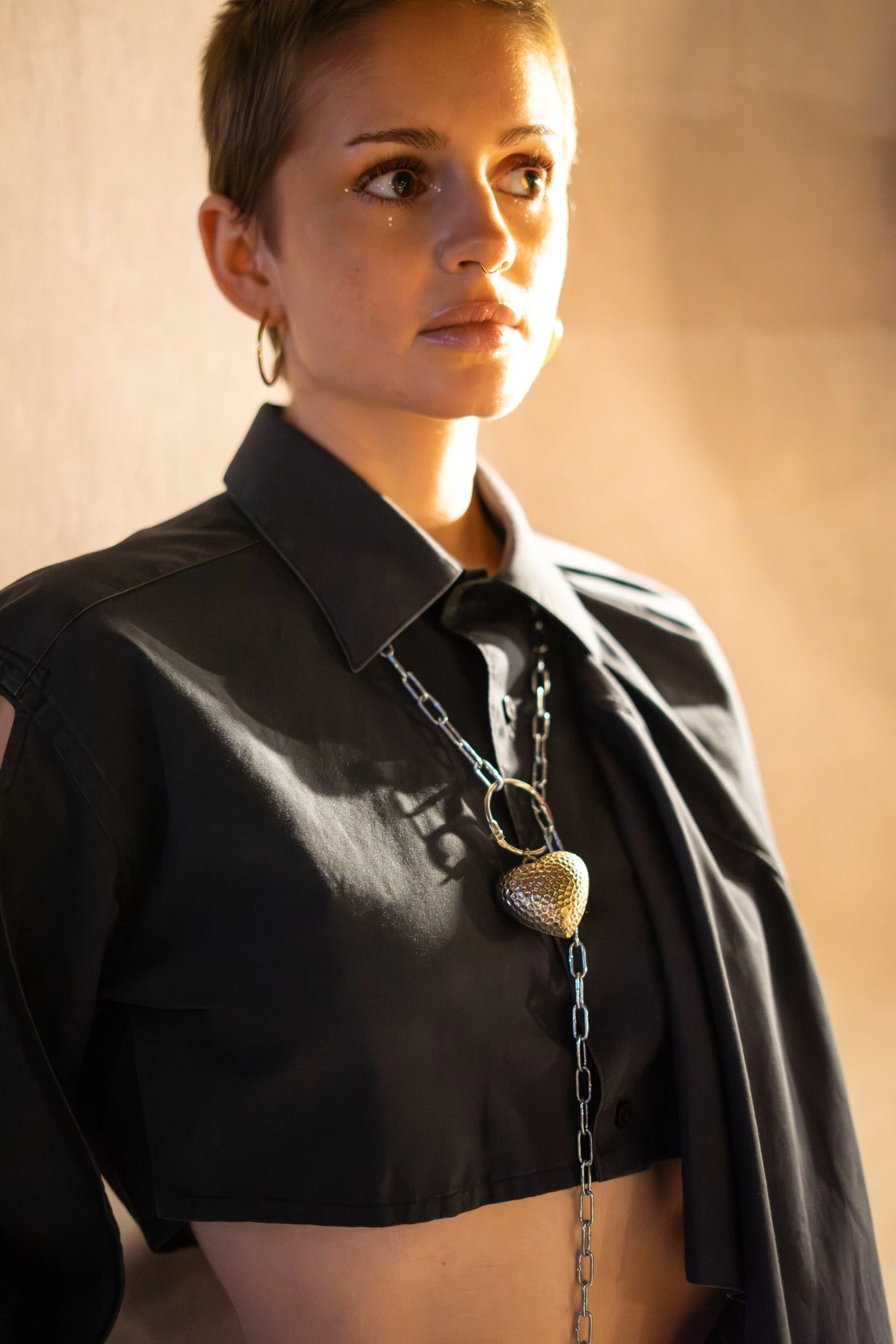 The Heavy Metal Heart Necklace/Belt