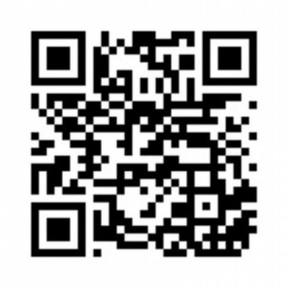 A black-and-white QR code.