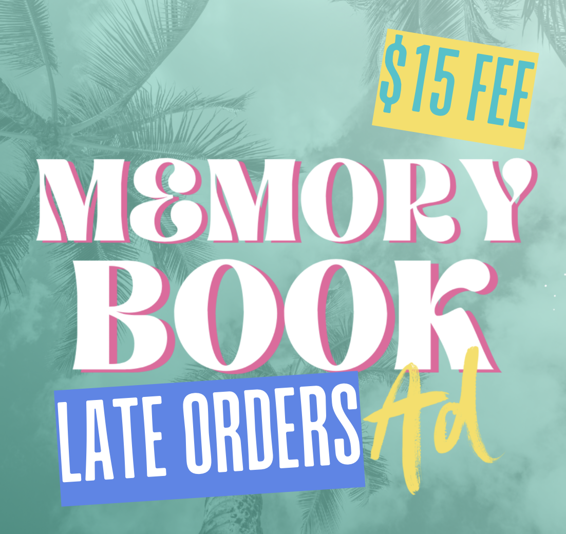 LATE ORDER - Memory Book Ad (AFTER March 15th)