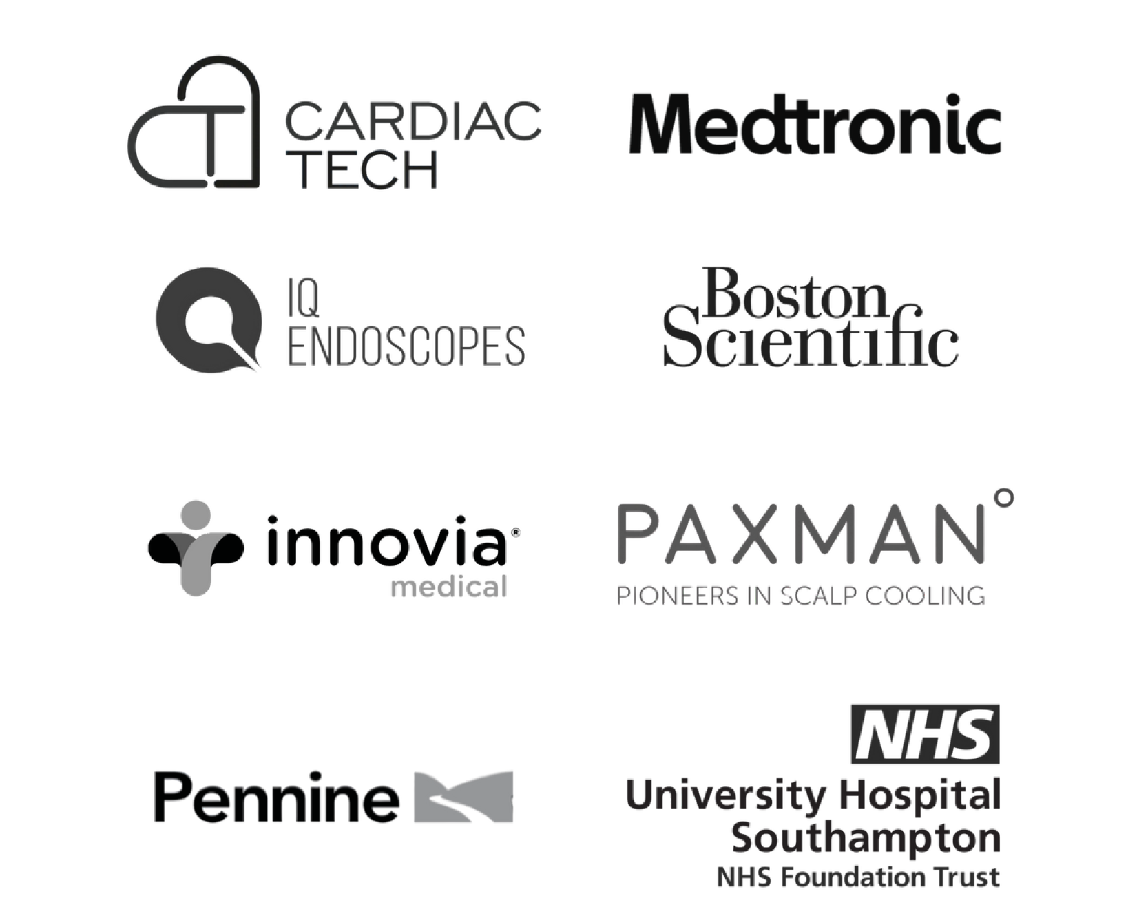 Various technology and industrial logos, including CapAdd, Mayloom, PAXMAN, and Rinnai.