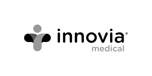 Innovia medical logo in black on white background