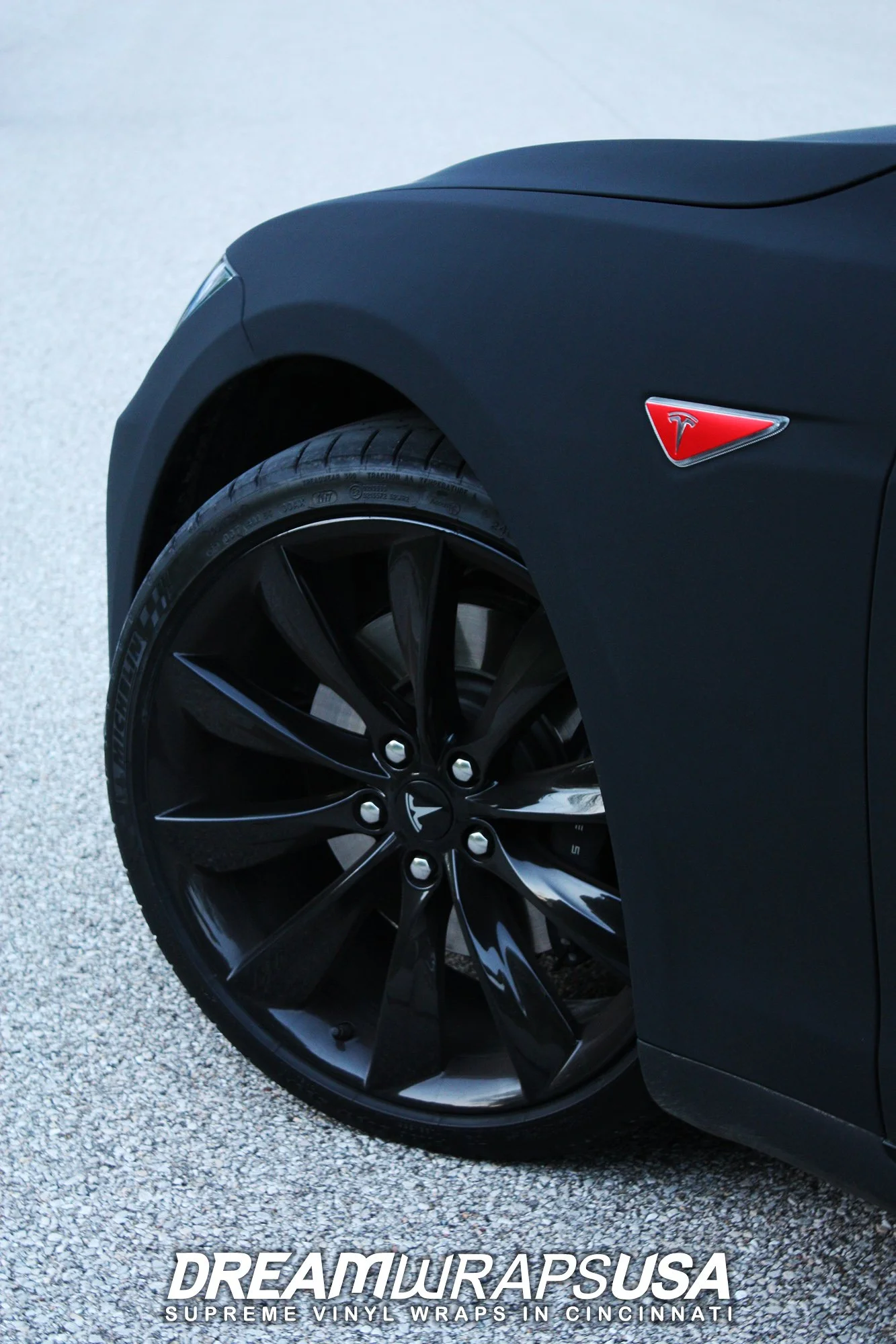 DreamWrapsUSA - Ultra Matte Tesla - Front Museum.jpg