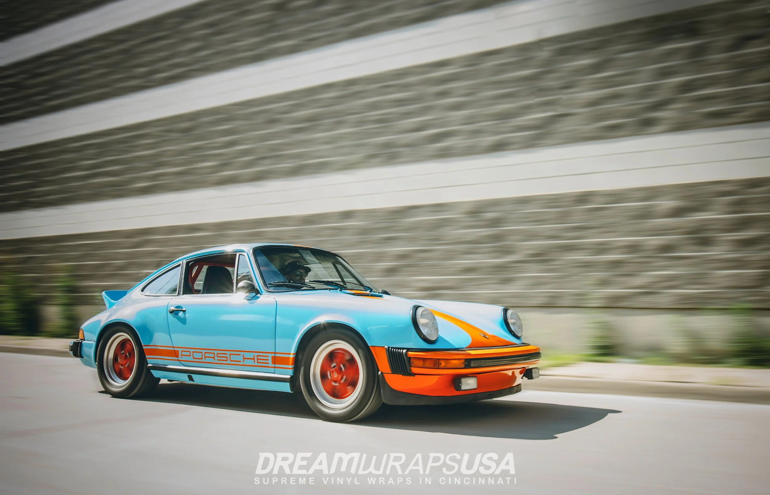 DreamWrapsUSA - Sky Blue Porsche - Dade Porsche SC Rolling Shot.jpg