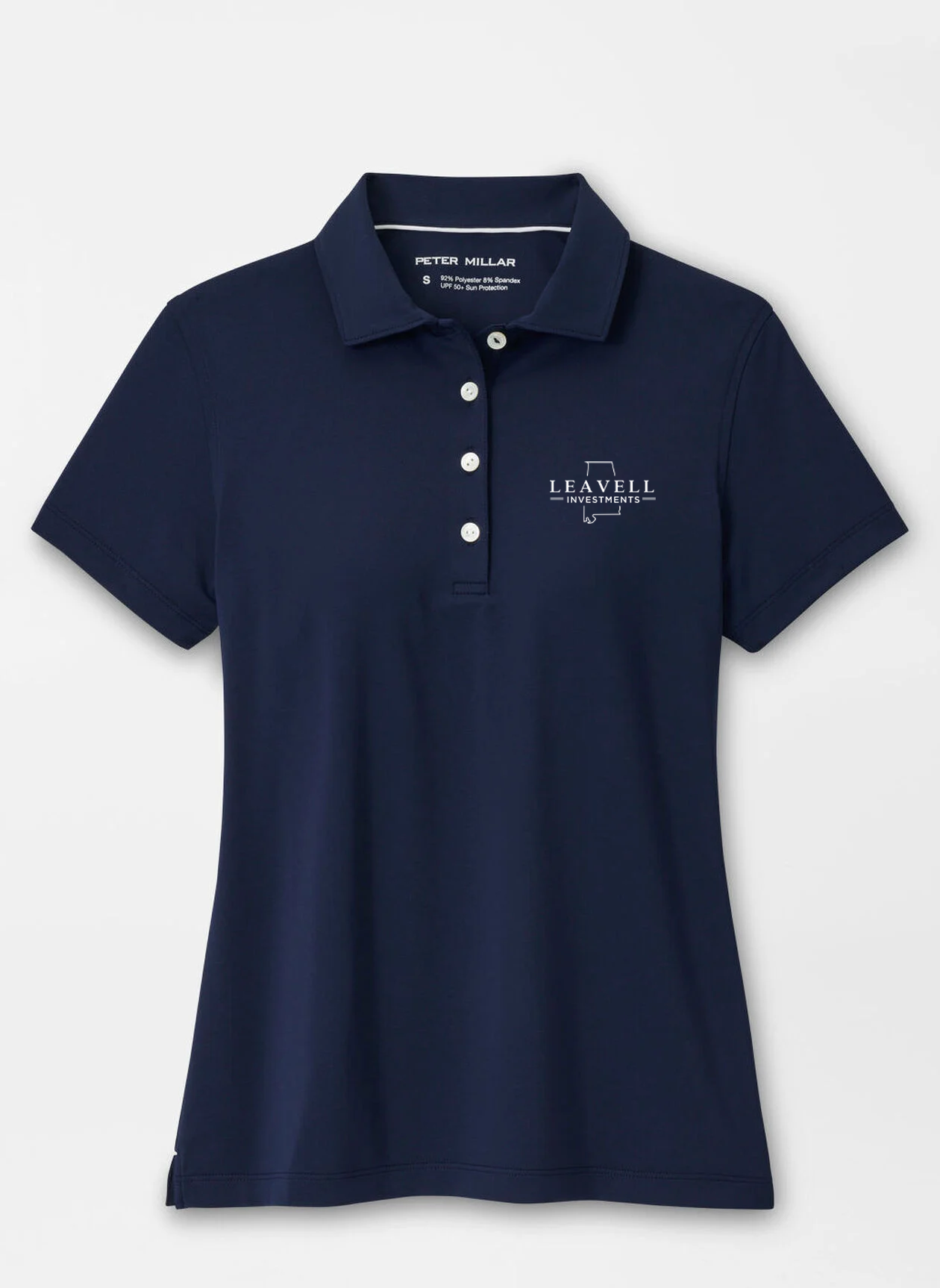 Leavell - Ladies Polo LE0EK04S Navy.png