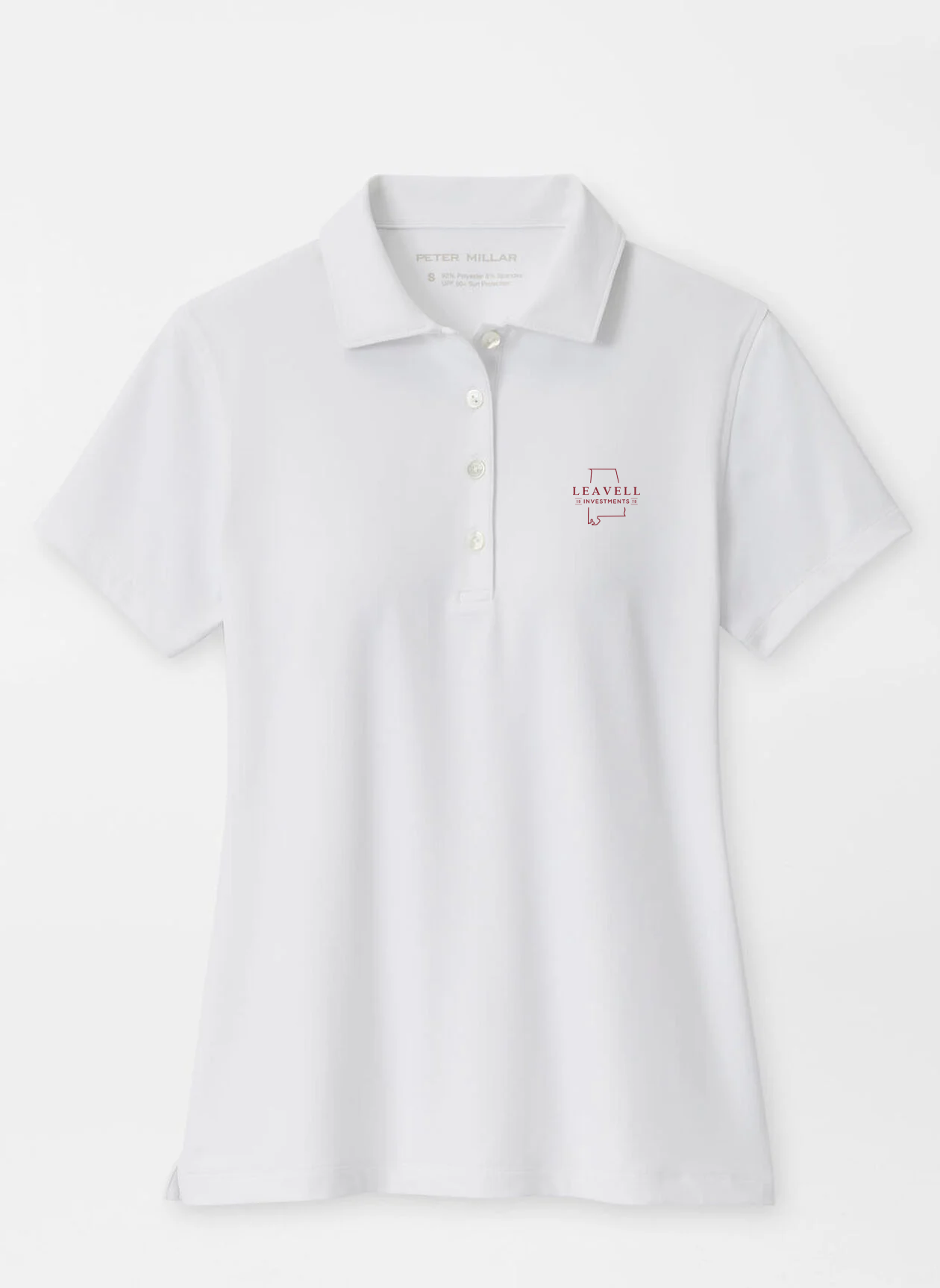 Leavell - Ladies Polo LE0EK04S White.png