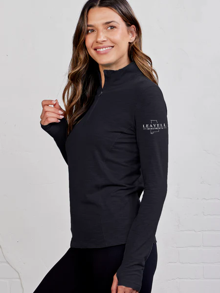 Ladies Tasc Recess Quarter Zip - Black.png