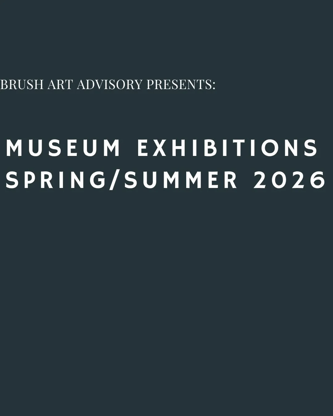 Trying something new ✨ Here are a few of my favorite museum shows to see this spring/summer in New York. Save for your next museum day.