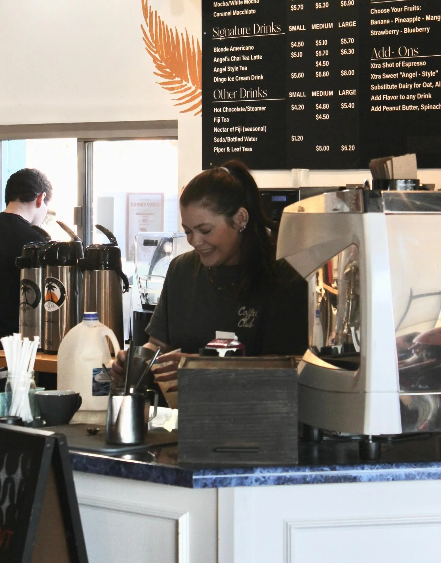 happy Saturday 😊 come getcha a nice warm latte to start your weekend