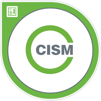 Logo mit dem Text 'CISM' und grüner kreisförmiger Gestaltung