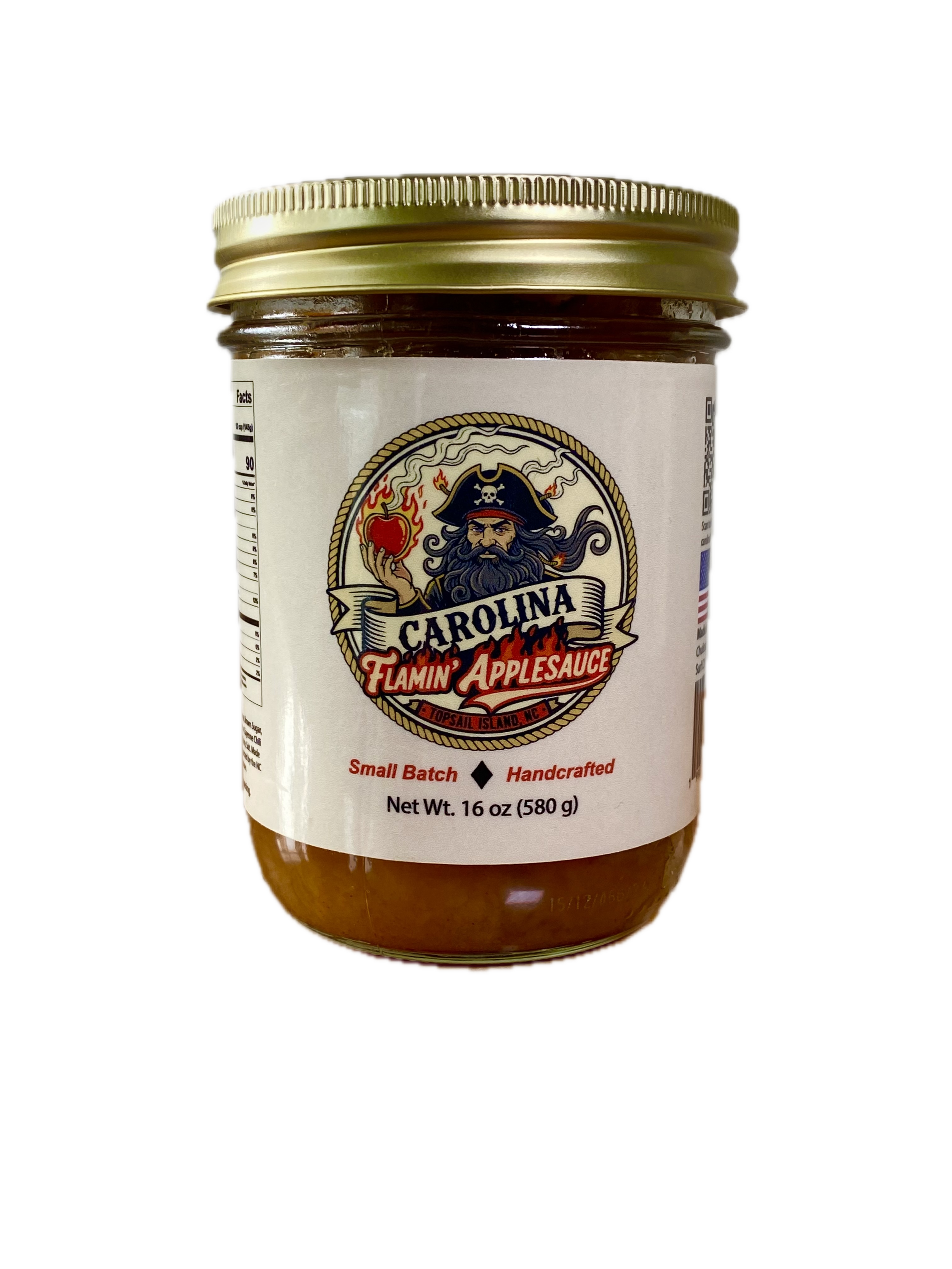 Topsail Island’s rebel sauce! A thick, chunky, spicy applesauce that caramelizes into a sweet-heat crust on grilled meats, stands alone as a side dish. Pirate approved flavor.