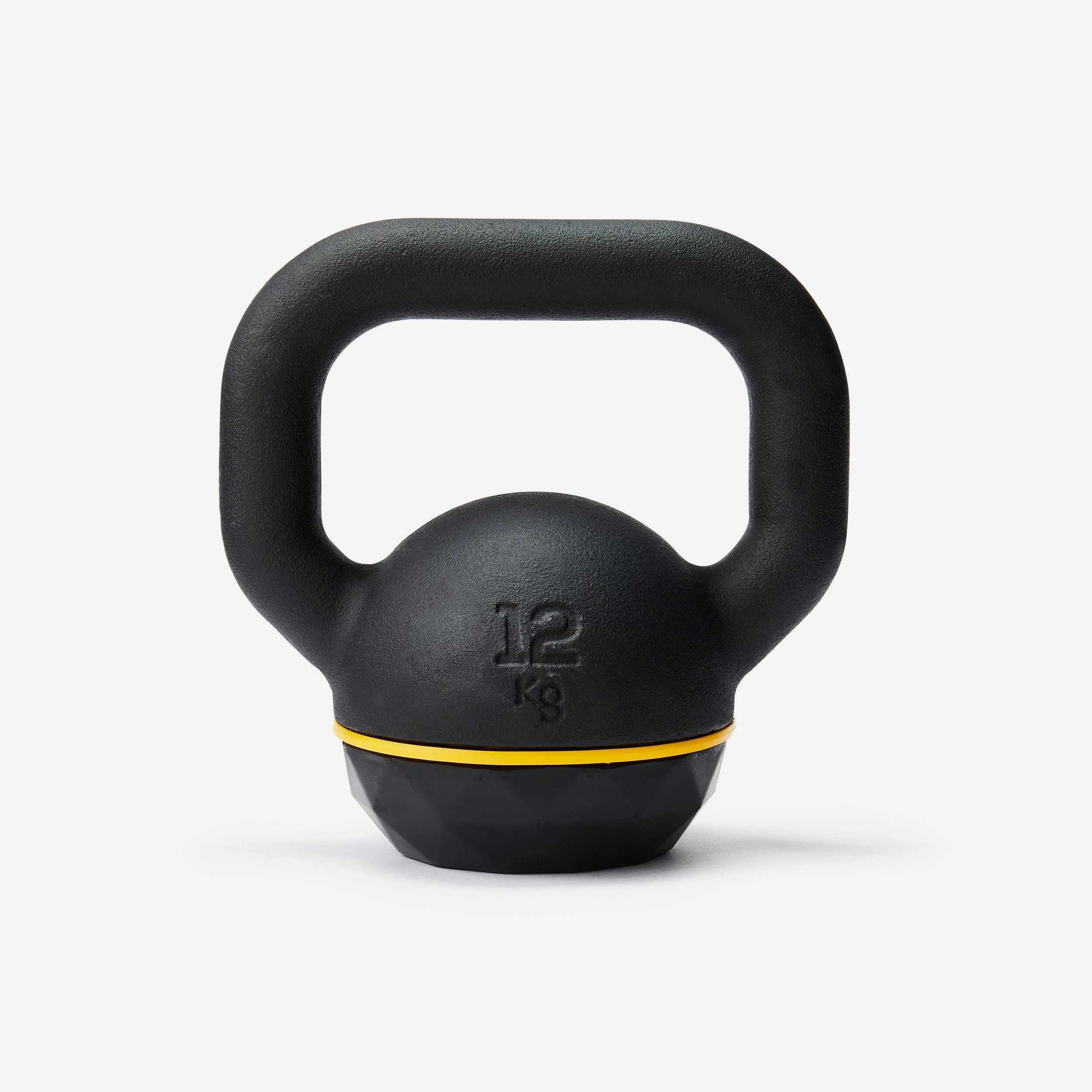 Gym Kettlebell 12 Kg Black Yellow