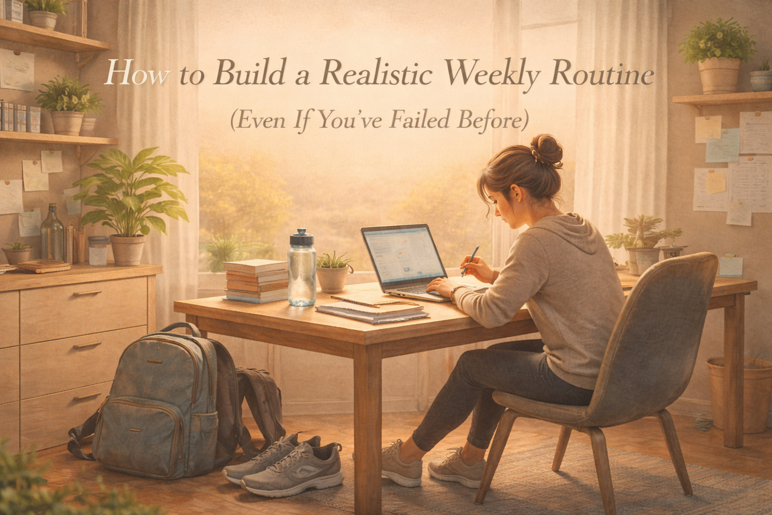 How to Build a Realistic Weekly Routine (Even If You’ve Failed Before)