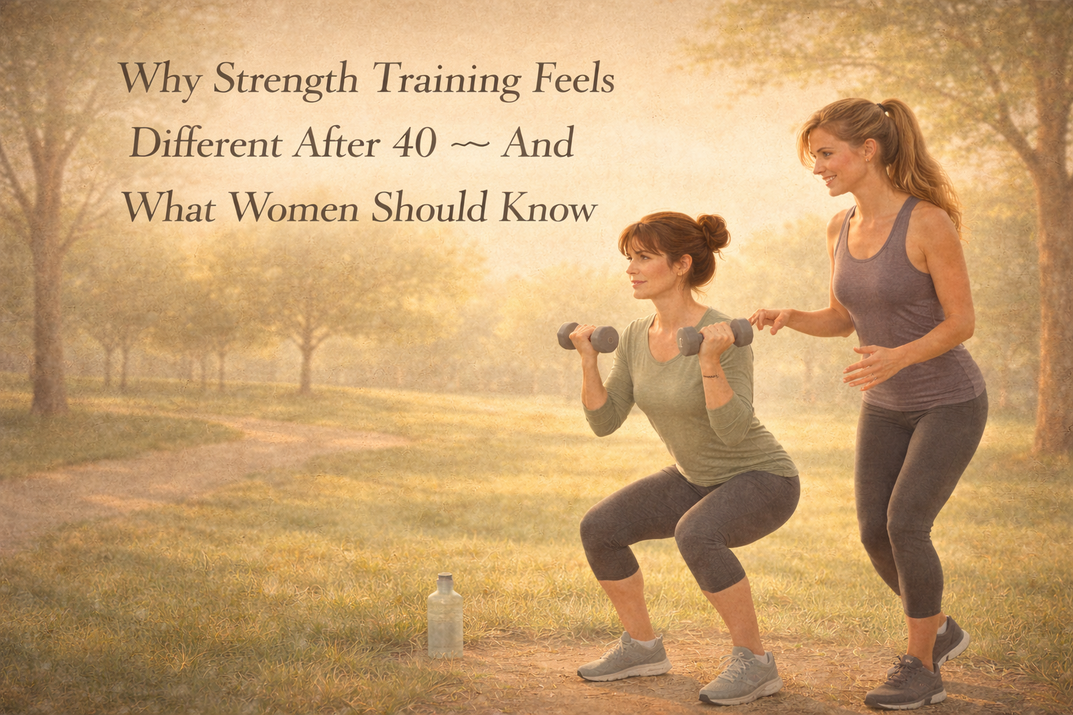 Why Strength Training Feels Different After 40 — And What Women Should Know