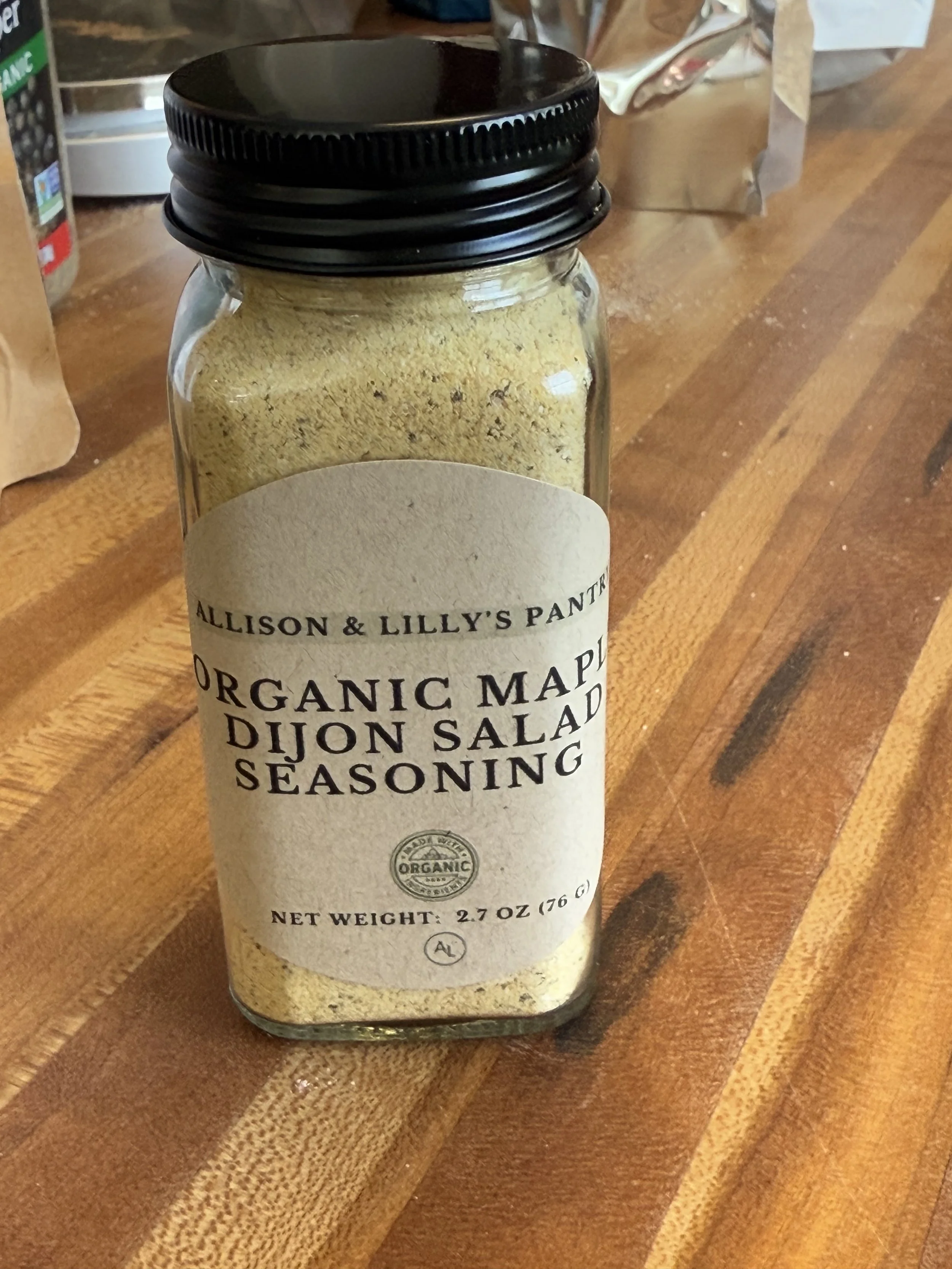 Organic Maple Dijon Salad Seasoning