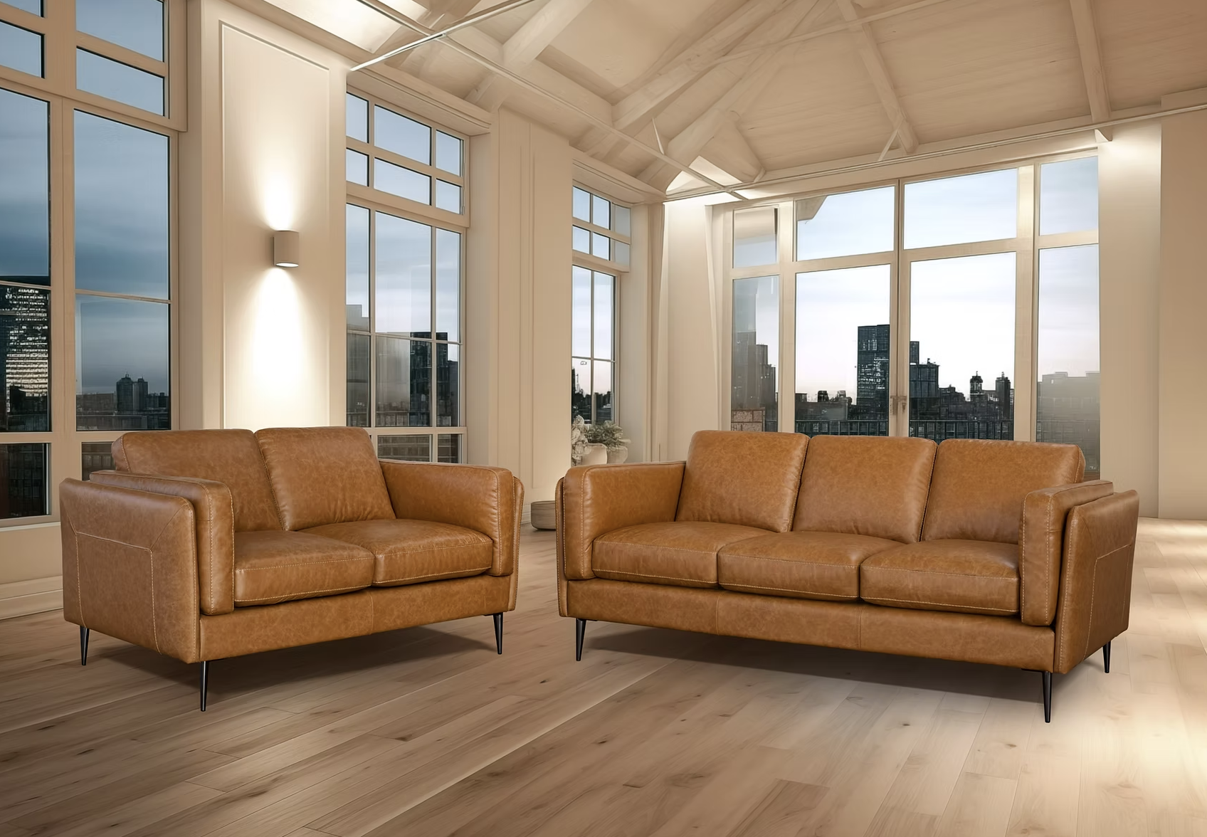 Divano con pelle articolo FOREVER