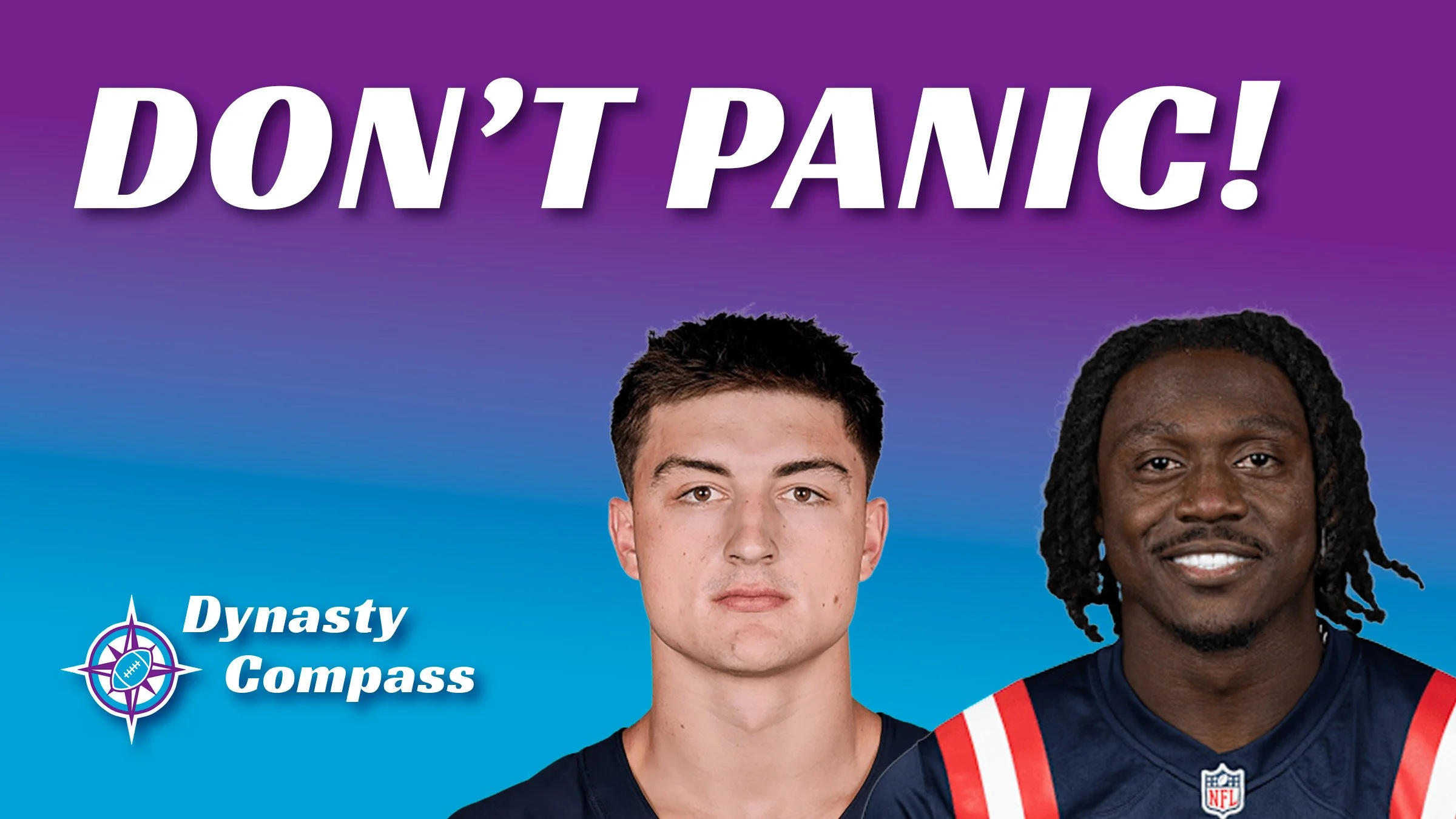 Week 1 Overreactions Are Overrated with Brian Hartman title card featuring Colston Loveland and A.J. Brown
