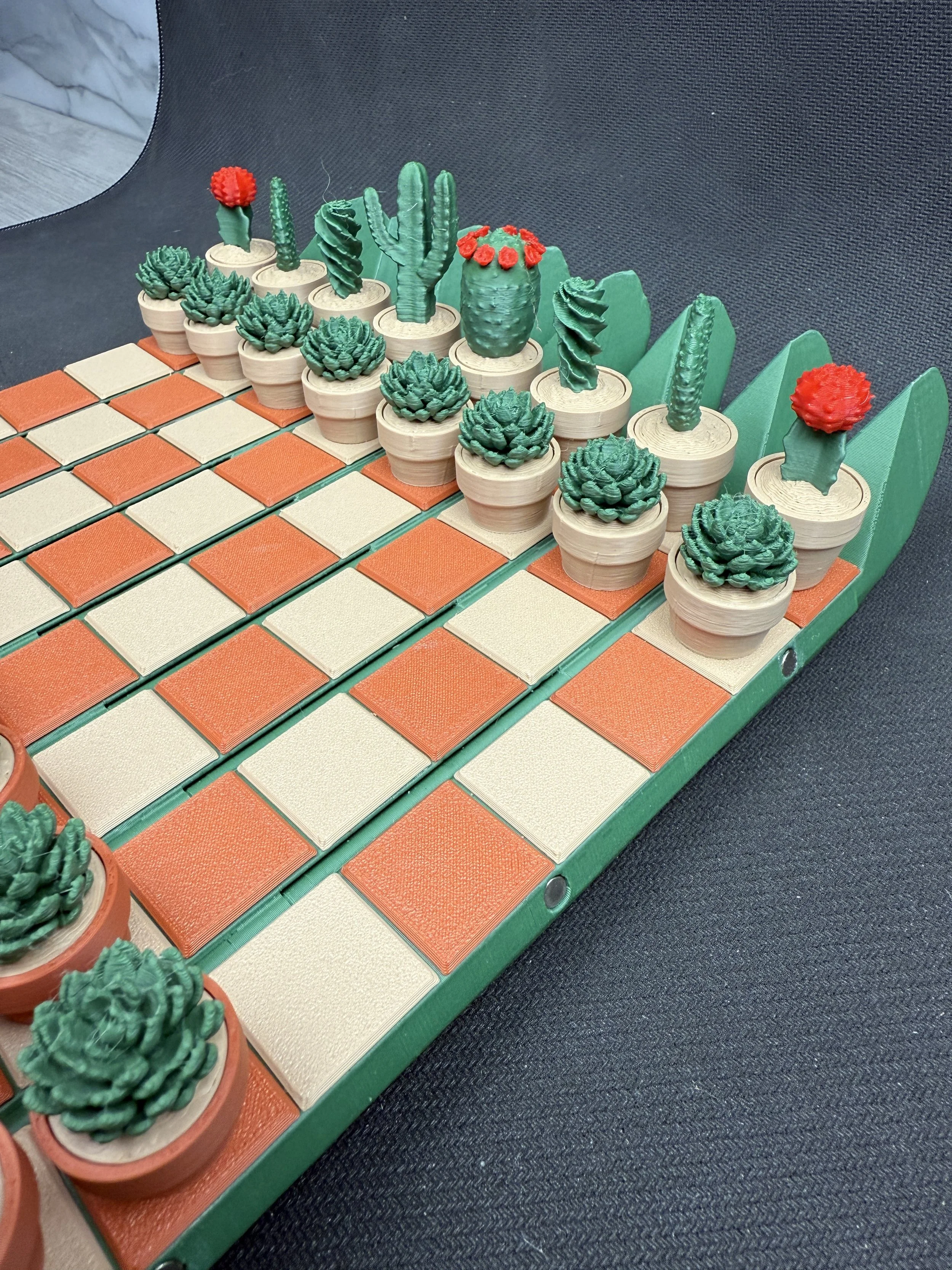 Cactus Chess Set