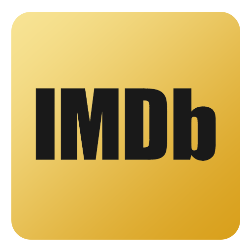 IMDb logo on a gold background