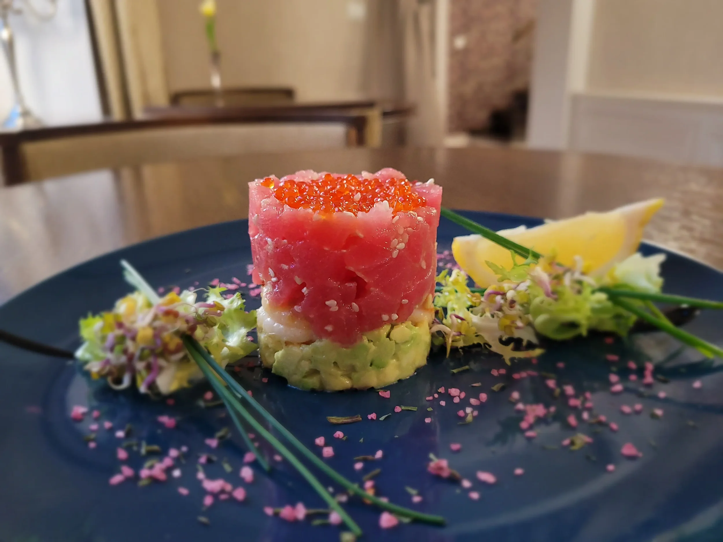 XIX devynioliktas amzius restoranas Klaipeda tuno tartaras.webp