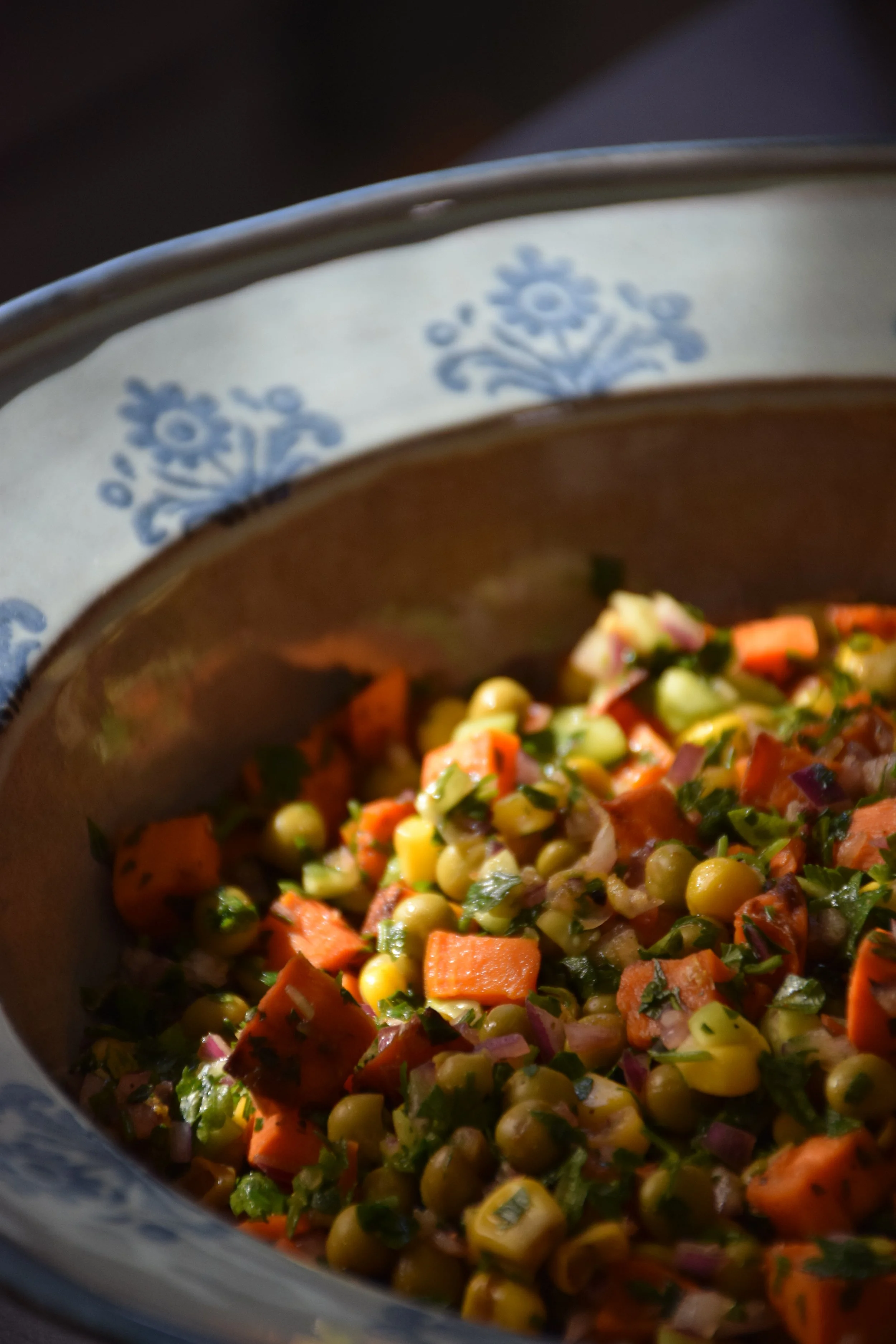 Sweet Potato &amp; Crunchy Cucumber Salad