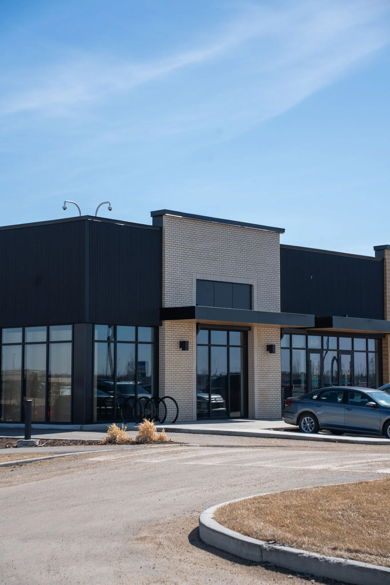 Rendering of commercial building in Le Rêve in Beaumont, AB