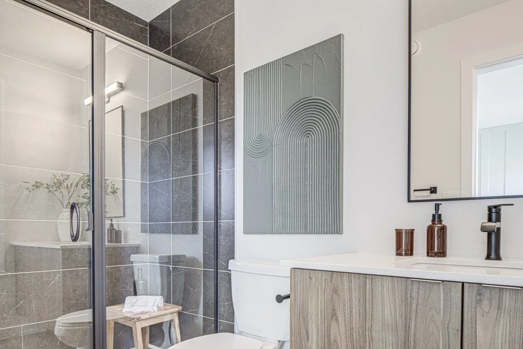 Interior of a Le Rêve residential showhome in Beaumont, AB