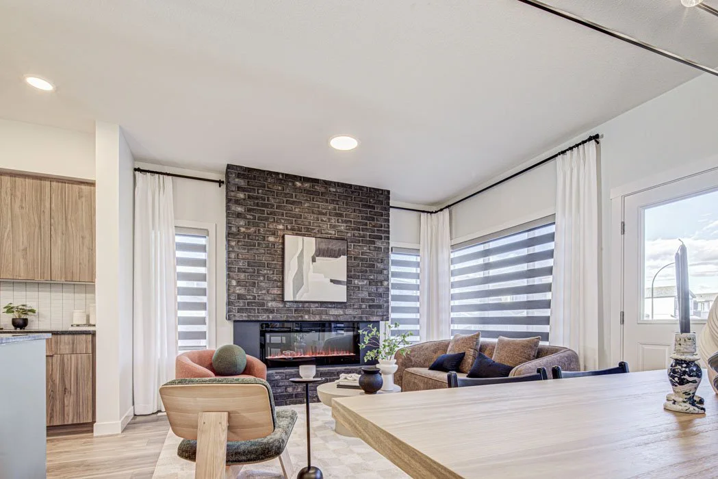 Interior of a Le Rêve residential showhome in Beaumont, AB