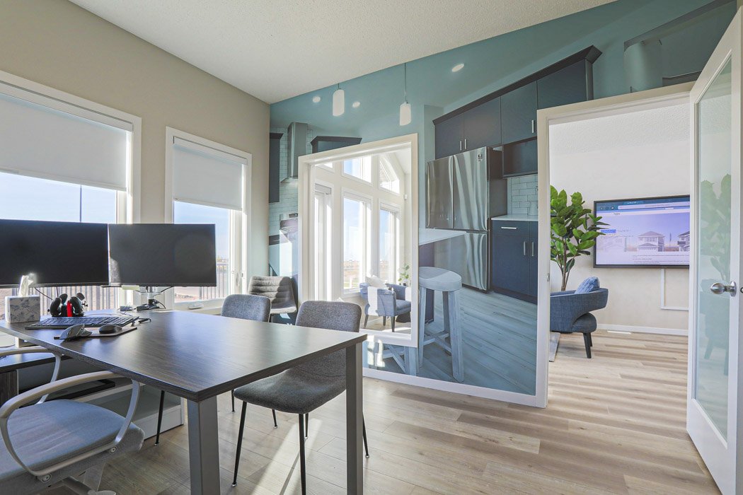 	
Interior of a showhome in Le Rêve in Beaumont, AB