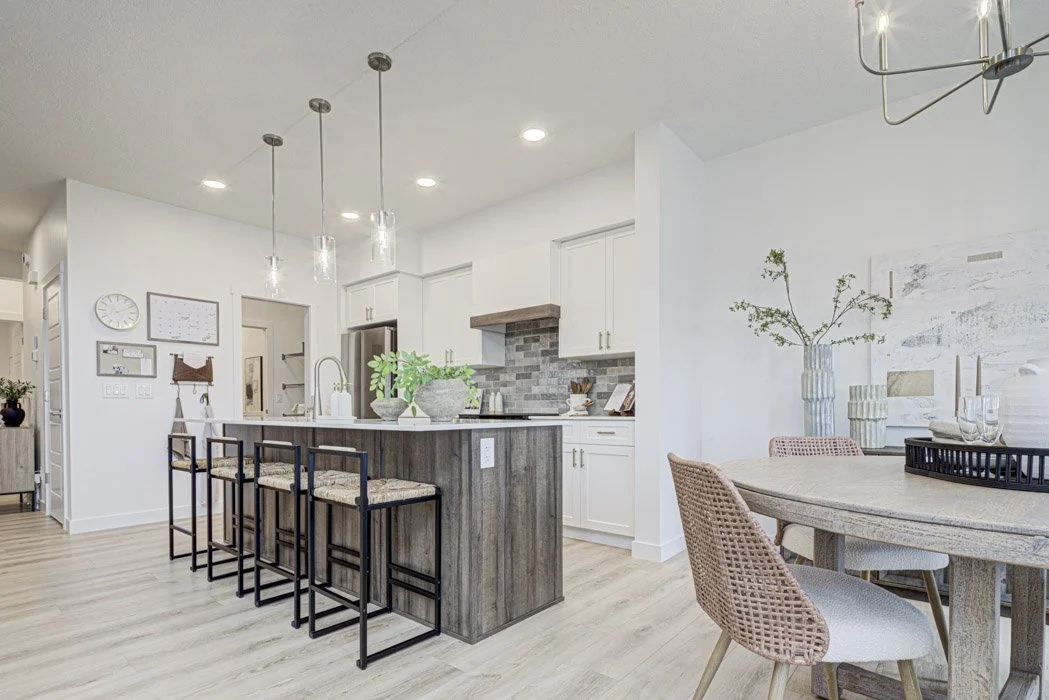 Interior of a Le Rêve residential showhome in Beaumont, AB
