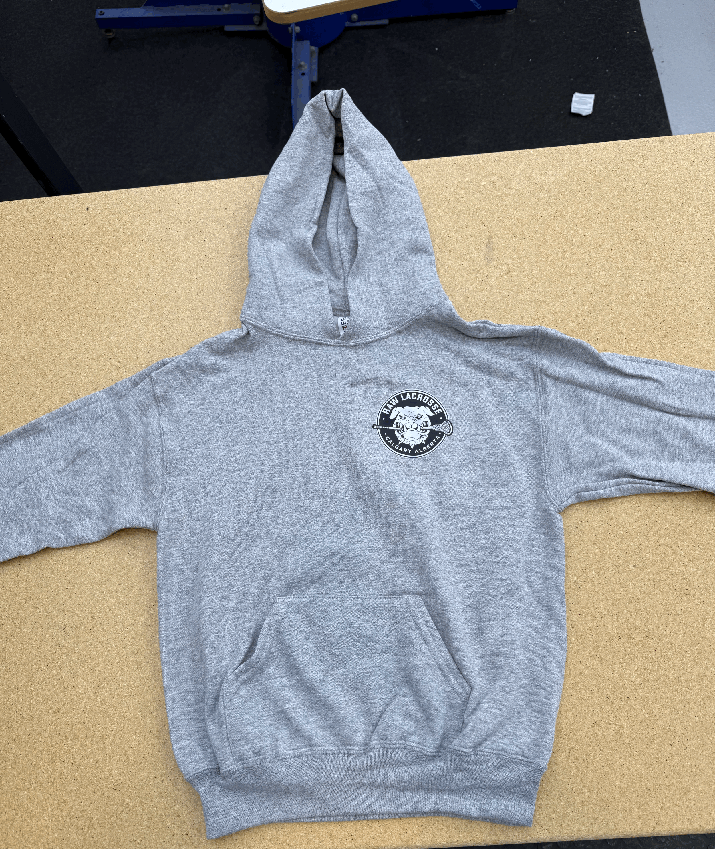 Gray Circle Logo Hoodie- YOUTH
