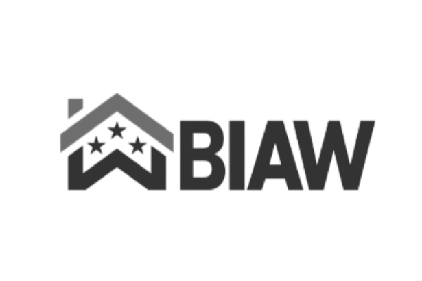 Logo featuring a house with three stars inside and the text 'BIAW' next to it.