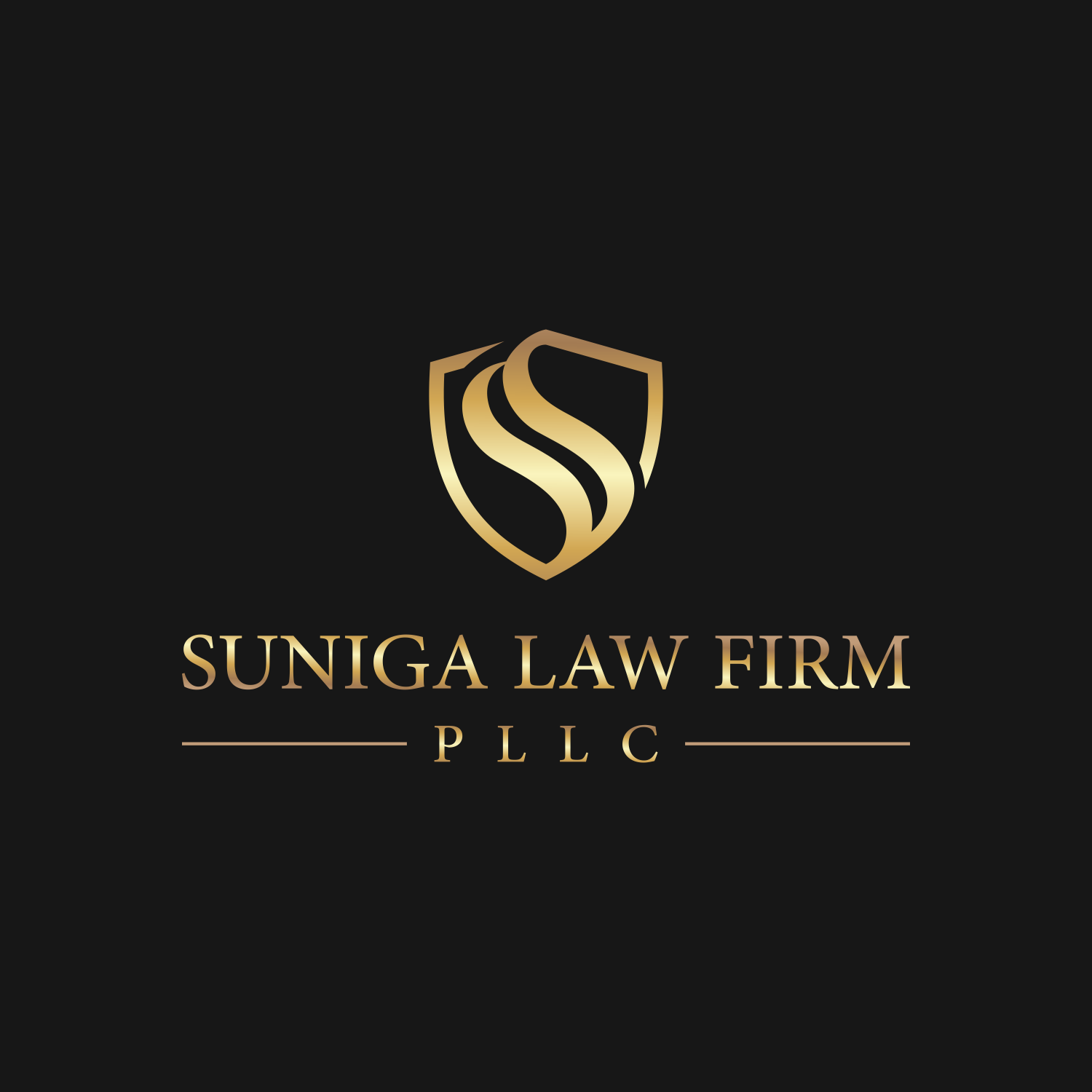Logo of the Suniga Law Firm featuring a stylized design and the firm's name prominently displayed.