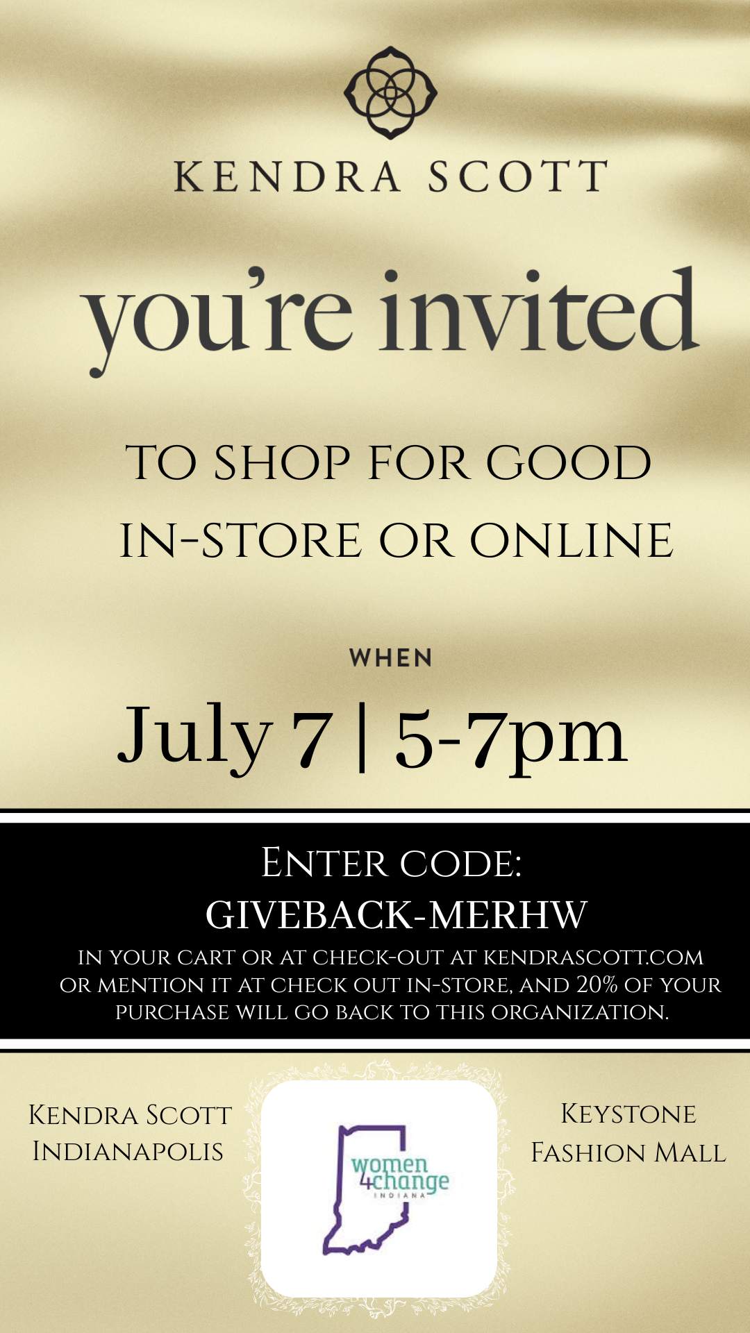 Give Back Event - Kendra Scott 
