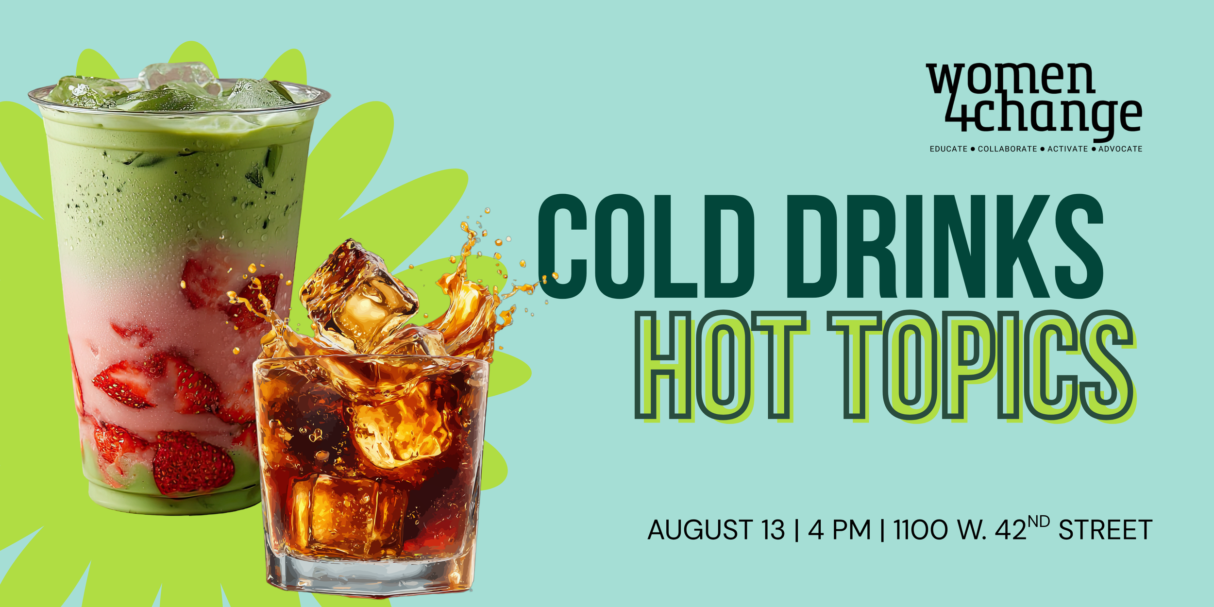 Cold Drinks, Hot Topics Series