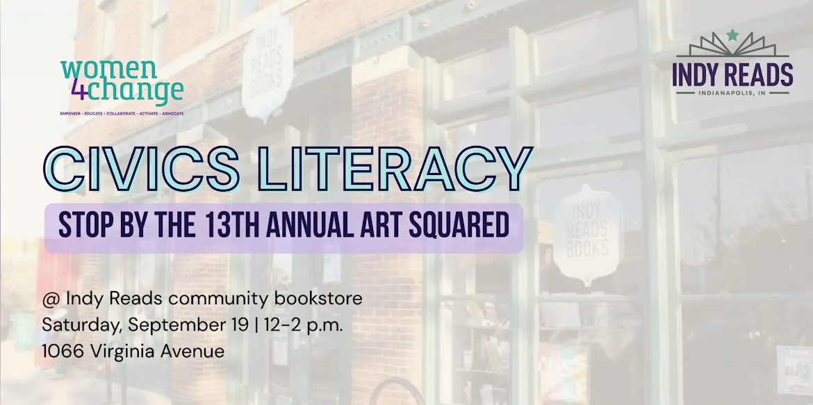 Civics Literacy: 13th Annual Art Squared with Indy Reads