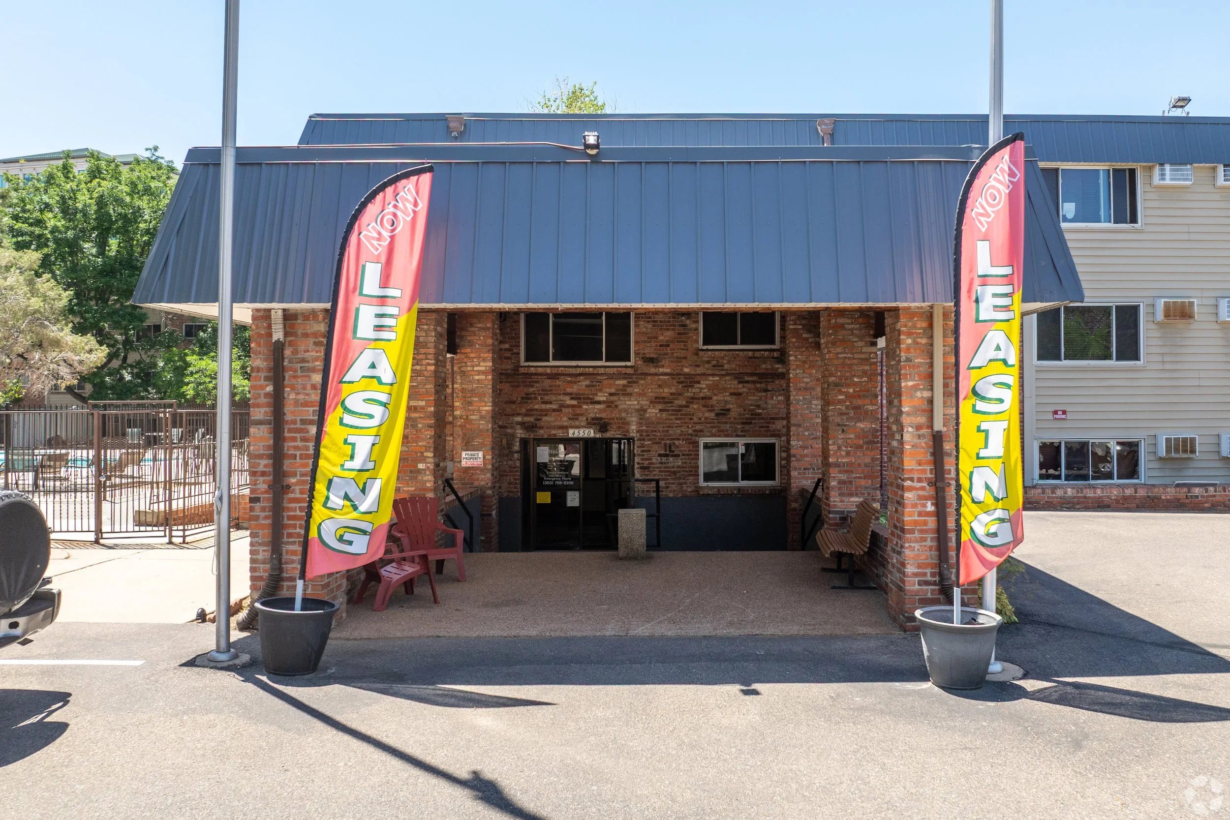 Main Entrance at 4550 E. Jewell Ave