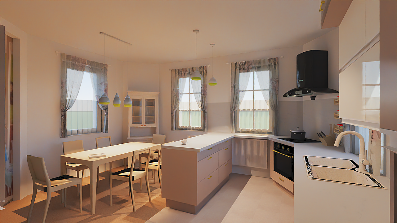 Veszprém-Gyulafirátót- családi ház konyha