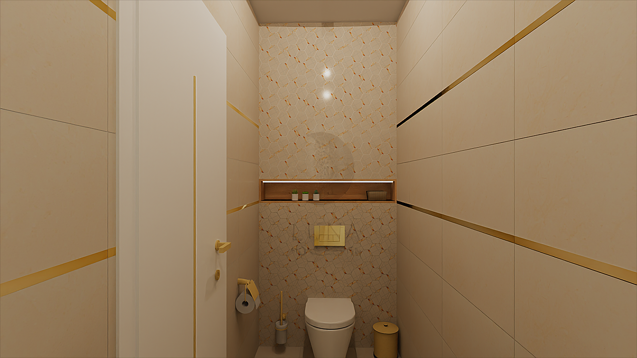 Győrújbarát- családi ház vendégmosdó