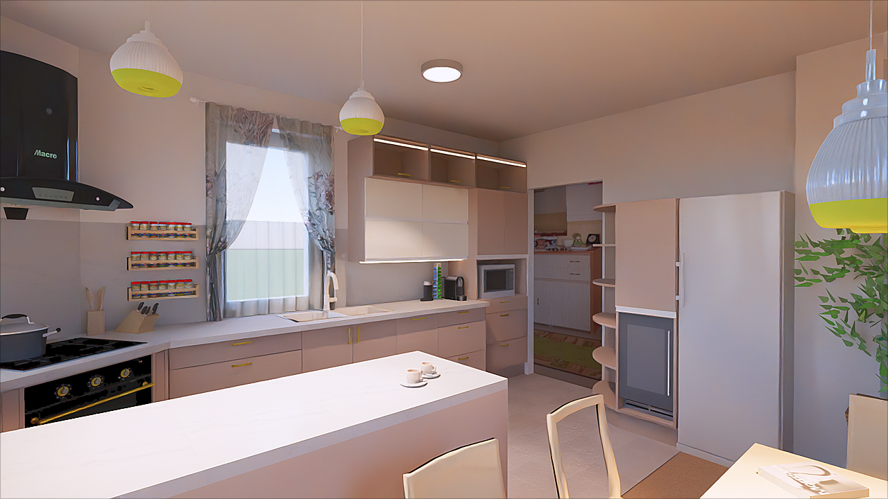 Veszprém-Gyulafirátót- családi ház konyha