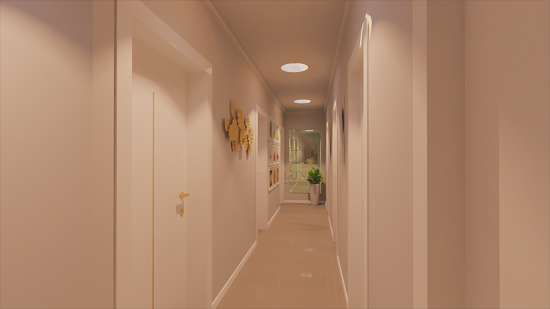 Győrújbarát- családi ház közlekedő