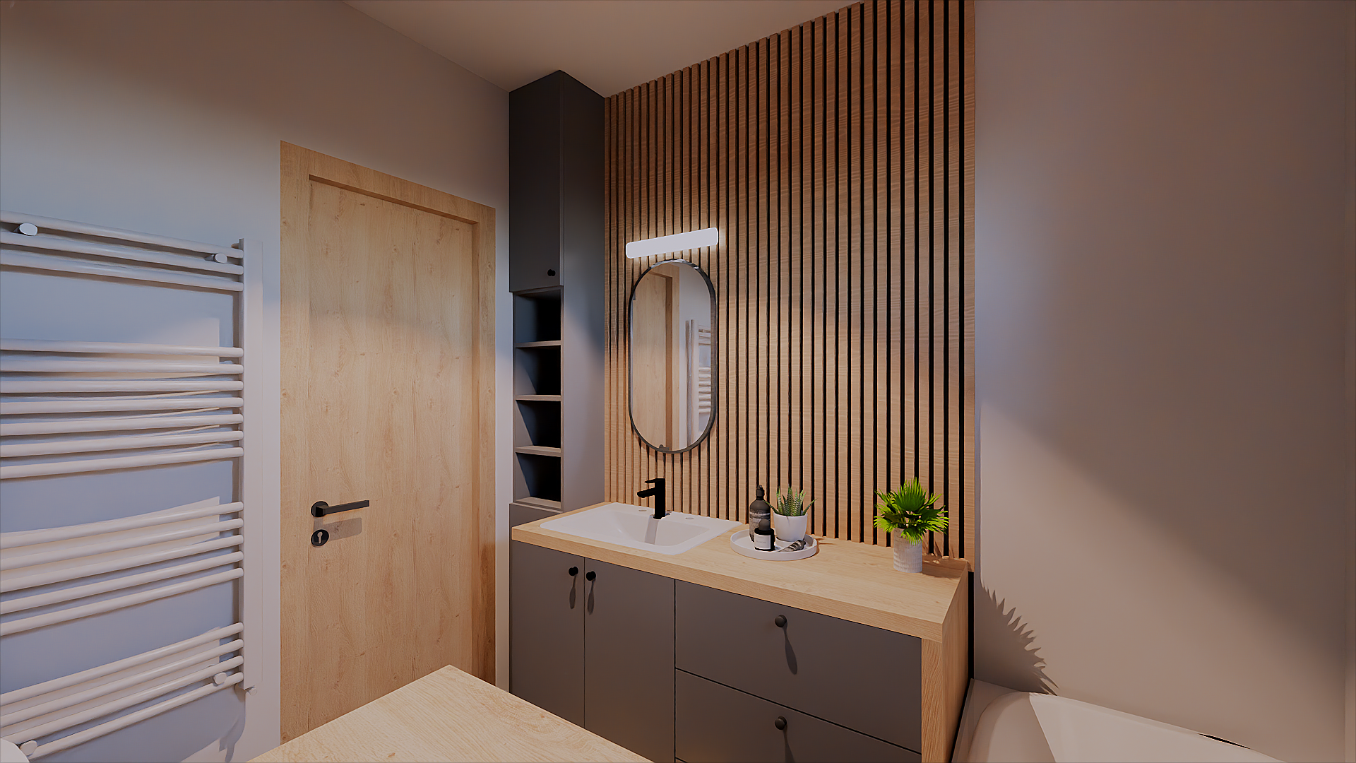 Nemesvámos - lakás fürdőszoba