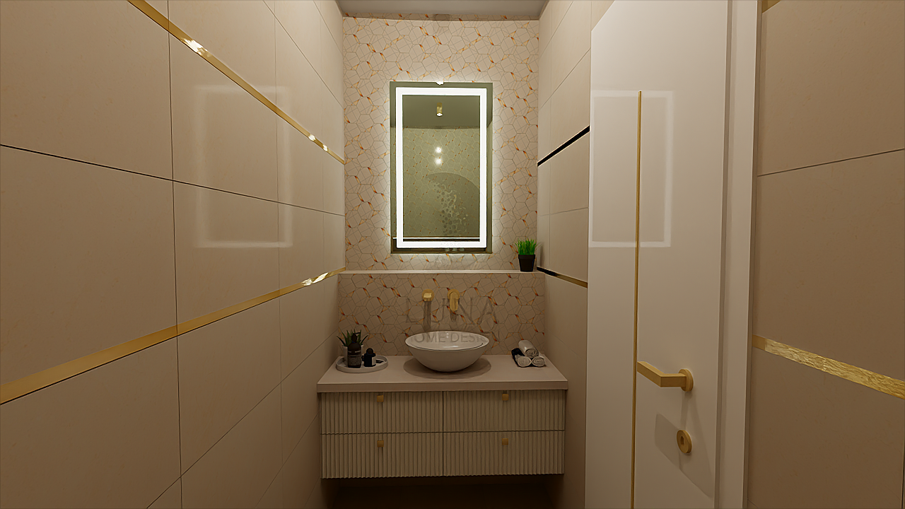 Győrújbarát- családi ház vendégmosdó