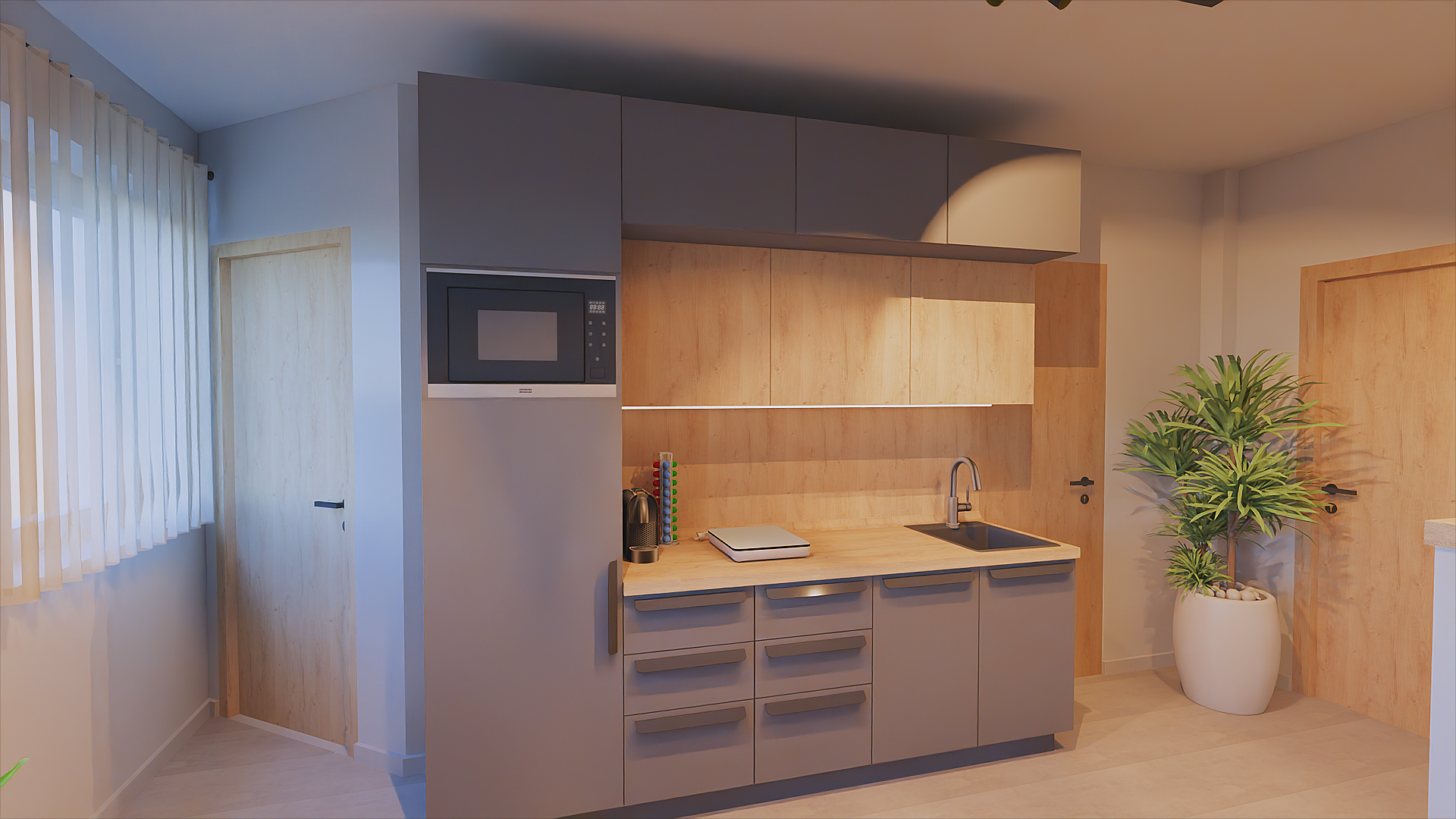 Nemesvámos - lakás konyha